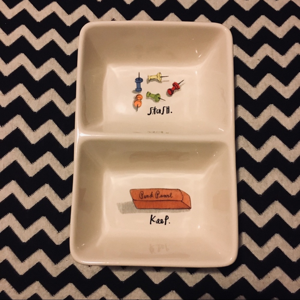 Rae Dunn Trinket dish organizer Stash Keep